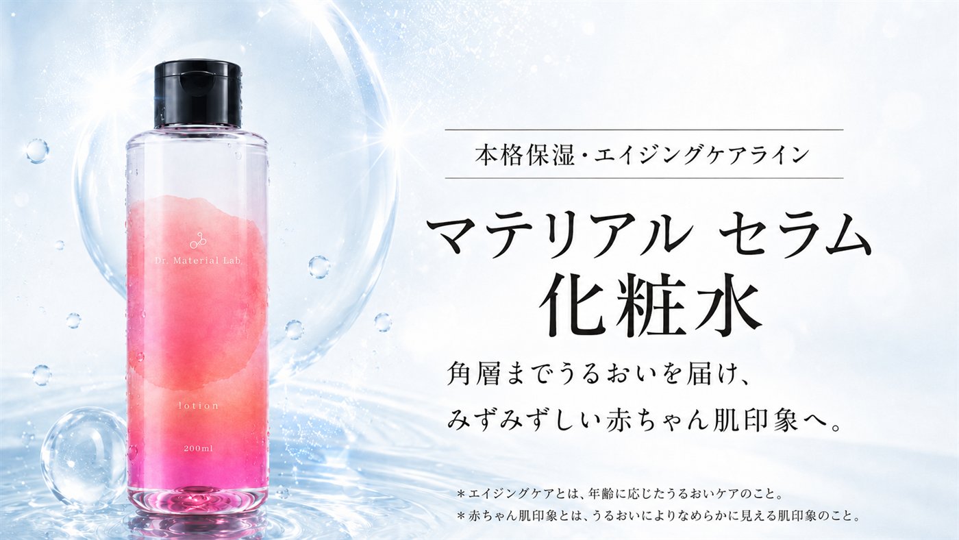 マテリアル セラム 化粧水の見出しビジュアル